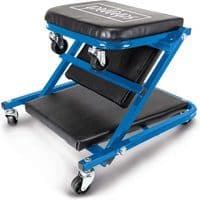 2-in1 KFZ-Rollliege Scheppach - KFZ Rollbrett | Werkstatthocker | max. 150 kg Belastung