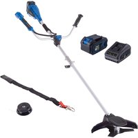 Akku Freischneider Rasentrimmer BC-BCH330 Scheppach - 20V | 330mm Schnittbreite Rasentrimmer | 255mm Schnittbreite Motorsense | Trageriemen & Spule