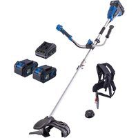 Akku Freischneider Rasentrimmer BC-BCH380/40-X Scheppach - 380mm Schnittbreite Rasentrimmer | 255mm Schnittbreite Motorsense | inkl. Akku & Ladegerät