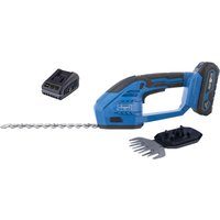 Akku-Gras & Strauchschere C-HTGS200-X Scheppach | Schnittbreite 90mm | Schnittlänge 200mm | 2in1 | inkl. 2Ah Akku + 2