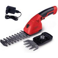 Akku-Gras- und Strauchschere GHS7.2 Scheppach | 90mm Grasschnittmesser | 140mm Strauchschnittmesser | 7