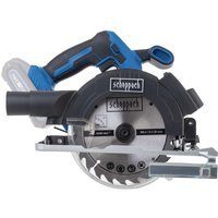 Akku-Handkreissäge C-HCS165-X Scheppach | Sägeblatt Ø165mm | Schnitttiefe max. 53mm bei 45° | LED