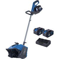 Akku Schneefräse BC-SNB410-X Scheppach SET - 20V | 40cm Arbeitsbreite | Brushless | 6-stufige Drehzahlregulierung | inkl. 2x4Ah Akku & Doppelladegerät