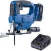Akku-Stichsäge C-JS220-X Scheppach | Hublänge 19mm| Hubzahl 0-2400 min-1 | 7 einst. Schnittwinkel | inkl. 2Ah Akku + 2