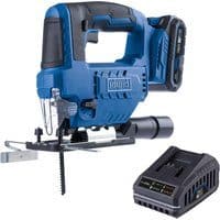 Akku-Stichsäge C-JS220-X Scheppach | Hublänge 19mm| Hubzahl 0-2400 min-1 | 7 einst. Schnittwinkel | inkl. 2Ah Akku + 2