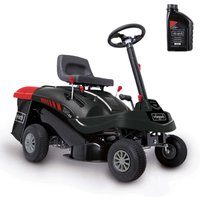 Aufsitzrasenmäher MR196-61 Scheppach - 6.5PS | 61cm Schnittbreite | 150L Fangsack | Elektro-Start