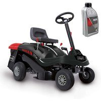Aufsitzrasenmäher MR224-61 Scheppach - 6.8PS | 61cm Schnittbreite | 150L Fangsack | Elektro-Start | inkl. Motoröl