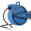 Automatik Druckluft Schlauchtrommel AHR15 Scheppach - 15m Schlauchlänge | max. 15 bar Arbeitsdruck | 180° schwenkbar | tragbar | mit Autostopp