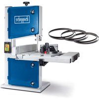 Bandsäge HBS30 scheppach - 350W | 230V | Durchlasshöhe/-breite: 80 mm / 200 mm | inkl. 3 Sägebänder