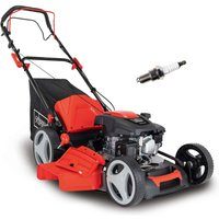 Benzin Rasenmäher MS173-51SE Scheppach - 4.5PS | 51cm Schnittbreite | 7 Schnitthöhen | 65L Fangbox