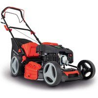 Benzin Rasenmäher MS225-53 Scheppach - 6PS | 53 cm Schnittbreite | Radantrieb | 65 Liter Fangkorb | inkl.Motoröl