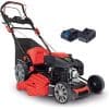 Benzin-Rasenmäher MS226-56E SE Scheppach - Schnittbreite 56cm | 65L Fangbox | 6 PS | 224cm³ 4 Takt-Benzinmotor | Radantrieb | E-Start