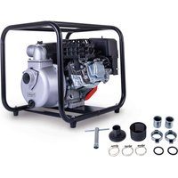 Benzin Wasserpumpe PWP32 Scheppach - 32.000 L/h | 30m Förderhöhe | 7m Ansaughöhe | 3 bar Gartenpumpe | 5