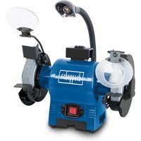 Doppelschleifer BG150 Scheppach - 370W | Ø150mm Schleifstein | inkl. Lampe & Schleifscheibenabzieher