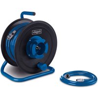 Druckluft Schlauchtrommel Scheppach - max. 10bar | 1/4 Zoll Schlauchanschluss | 20m Druckluftschlauch