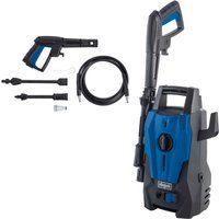 Elektro Hochdruckreiniger SHD110 Scheppach - 1400W | 110bar Maximaldruck | 390L/h Durchflussmenge | 3m Schlauch | inkl. 5 tlg. Zubehör