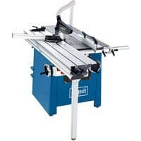 Formatkreissäge Forsa 4.1 Scheppach ohne Vorritzer - 400V 4800W | 107mm Schnitthöhe | 440mm Schnittbreite | 2100mm Tischlänge / Besäumlänge