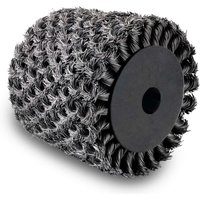 Gedrehte Metalldrahtbürste scheppach - passend für MRS1300 Satiniermaschine