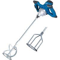 Handrührgerät PM1200 Scheppach - 1200W | bis 700 min-1 Drehzahlregulierung | Mörtel | Putz | Farbe | inkl. Mörtelquirl u. Farbquirl