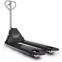 Hubwagen HFW2500-BE Scheppach - 2500 kg Hubkraft | Gabellänge 1150mm | Beschichtete Laufräder | 3-Wege Hebel | für Lager