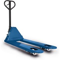 Hubwagen HW2500 Scheppach - 2500 kg Hubkraft | Gabellänge 1150mm | Beschichtete Laufräder | 3-Wege Hebel | für Lager