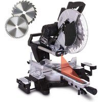 Kappzugsäge KZGS305-BE Scheppach - inkl. 2.Sägeblatt | 2000W | 330mm Schnittbreite | 105mm Schnitthöhe