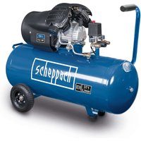 Kompressor HC120DC Scheppach - 10 bar I 100 Liter | 3PS | 412L/min | Doppelzylinder | ölgeschmiert