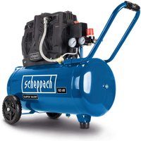 Kompressor HC51Si Scheppach - 1500W | 8Bar | 50L Kessel | Ansaugleistung 300 l/min | ölfrei & wartungsarm