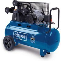 Kompressor HC550TC 400V Scheppach - 10bar | 100L | 4PS | 550L/min Ansaugleistung | Fahrvorrichtung