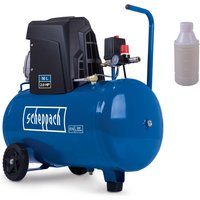 Kompressor HC63 Scheppach - 10bar | 1500W | 50L Kessel | Ansaugleistung 173 L/min | ölgeschmiert