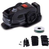 Rasenmähroboter RRMA500APP Scheppach Black - 500m2 Rasenfläche | 160mm Schnittbreite | 20-50mm Schnitthöhe | 61dB(A) Geräuscharm | 25% Steigung