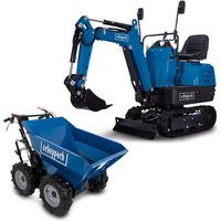 Minibagger EXC815 + Dumper DP3000 Scheppach - 8