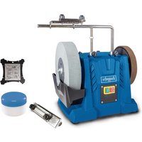 Nass-Schleifsystem TIGER 7000S Scheppach - 150W | 250mm Korund-Schleifstein | 50mm Stärke | 220 Körnung