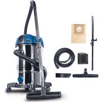 Nass- und Trockensauger NTS30 Premium Scheppach - 1300W | 20kPa Saugleistung | 7m Arbeitsradius | Kabelhalterung | inkl. Zubehör