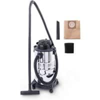 Nass- Trockensauger WDV30V2-BE Scheppach - 1200W | 30L Behälter | Ausblasfunktion | 9tlg. Zubehör