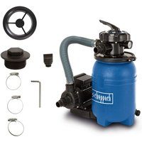 Poolfilter Sandfilter Anlage PSFA15 Scheppach - 11280l/h | 14L Tank | 5in1 Sandfilteranlage