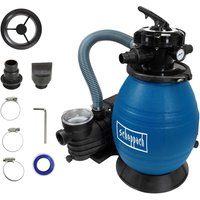 Poolfilteranlage PSFA26 Scheppach - 400 W | Filtertank 26 Liter | Filterleistung 13800L/h