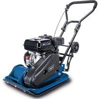 Rüttelplatte HP1400S Scheppach - 13 kN | 1400W | 25cm Verdichtungstiefe | Matte & Fahrvorrichtung