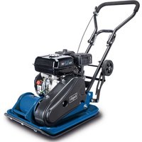 Rüttelplatte HP1400S Scheppach - 13 kN | 1400W | 25cm Verdichtungstiefe | Matte & Fahrvorrichtung