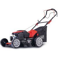 Scheppach Benzin Rasenmäher MS226-53SE - 6PS | 53 cm Schnittbreite | Radantrieb | 65 Liter Fangkorb