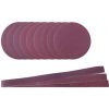 Schleif-Set Scheppach - 12-teilig | 3x Schleifpapier | 1x Schleifband
