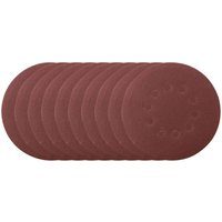 Schleifpapier Set rund Scheppach - 10 teilig | Ø 215 mm | K 120 Satz=10 Stück
