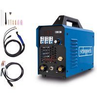 Schweißgerät WIG2000-Multi Scheppach - Inverter WIG/MMA | 200A | Pulsfunktion | 2-& 4-Takt Schweißen