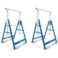 Teleskop-Arbeitsbock SET TUG200 Scheppach - Belastbarkeit 200 kg | Arbeitshöhe 800-1300 mm