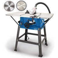 Tischkreissäge HS100S Scheppach - inkl. 2. Sägeblatt | 2000W | 85mm Schnitthöhe | Sägeblatt Ø250 mm