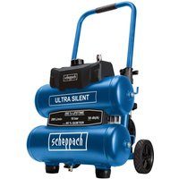 Ultra-Silent Kompressor HC20Si-Twin Scheppach - 10bar | 20L Kessel | ölfrei | Leisekompressor