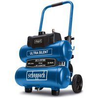 Ultra-Silent Kompressor HC20Si-Twin Scheppach - 10bar | 20L Kessel | ölfrei | Leisekompressor
