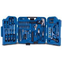 Werkzeugkoffer TB99 Scheppach - 90-tlg. Werkzeugset bestückt | Klappkoffer | Universal Handwerkzeug