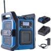 Akku Baustellenradio C-DAB30-X Scheppach - 20V | LCD-Display | 2x USB Anschlüsse | 1x USB-A | 1x USB-C | FM