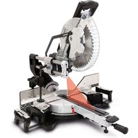 Kapp-Zugsäge KZGS310PS-BE Scheppach- Schnitthöhe 180 x 340mm | Laser | Softstart | mit Posaunenauszug | 48Z HW Blatt Gehrungssäge | Kappsäge